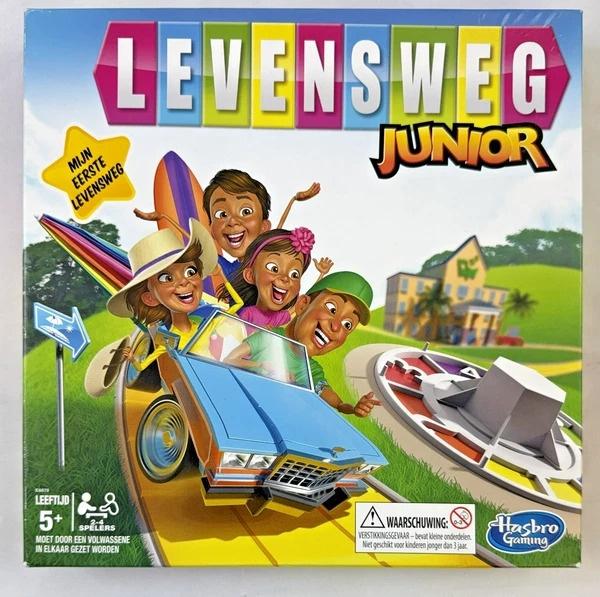 Hasbro Levensweg Junior Bordspel kinderspel compleet spel, Een of twee spelers, Verzenden, Zo goed als nieuw, Hasbro