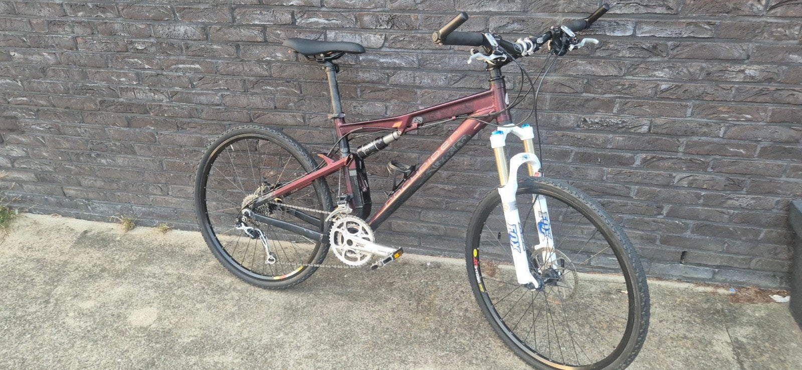 full suspension rockrider 9.1 fox shimano xt, Enlèvement, Utilisé, Frein à disque, Suspension