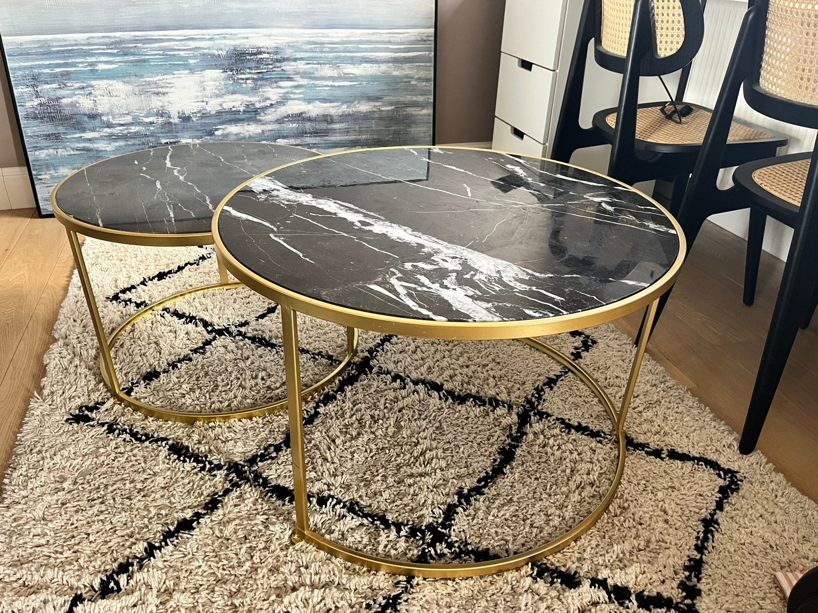 Set van 2 salontafels, Huis en Inrichting, Ophalen, Gebruikt