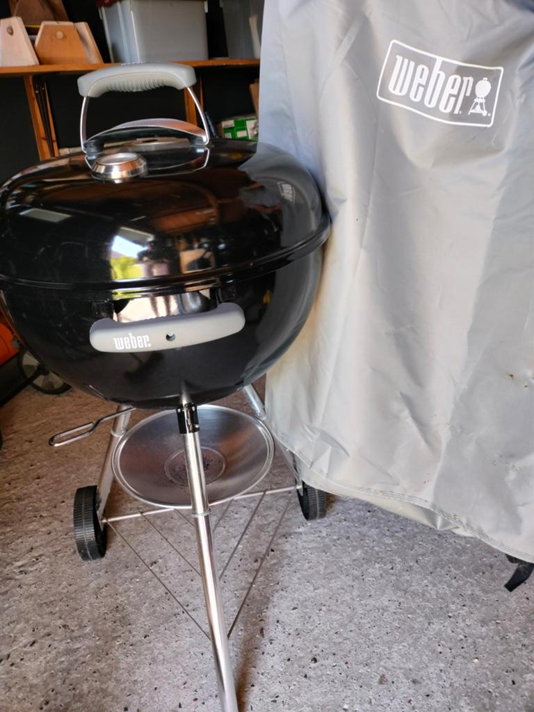 Weber houtskool bbq Ketlle 45 cm, Tuin en Terras, Ophalen
