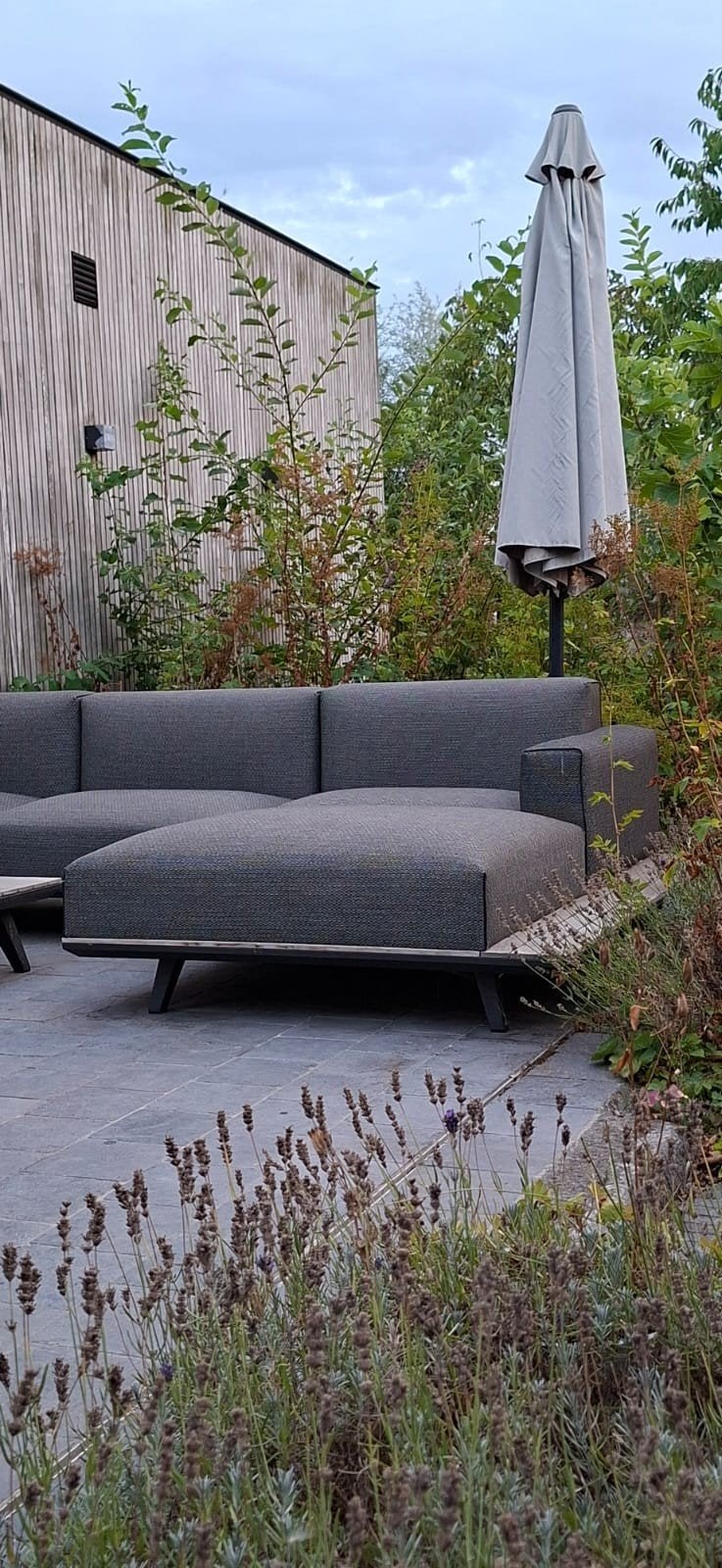 Afio loft, tuinsalon, lounge hoek met salontafeltje, Ophalen