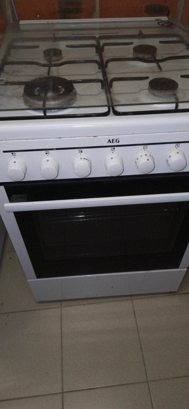 cuisinière électrique avec taque au gaz, Enlèvement, Électrique