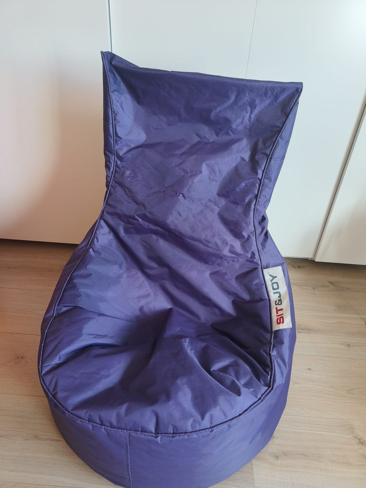 Zitzak "Sit & Joy" paars, Ophalen, Zo goed als nieuw, Paars, Zitzak