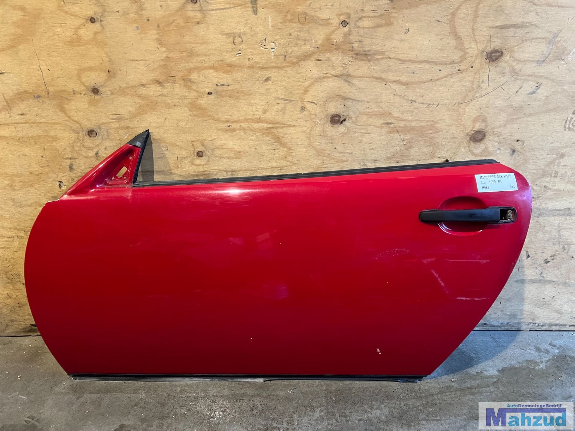 MERCEDES SLK R170 ROOD H582 links deur 1996-2000, Gebruikt, Mercedes-Benz AG, Deur, Mercedes-Benz