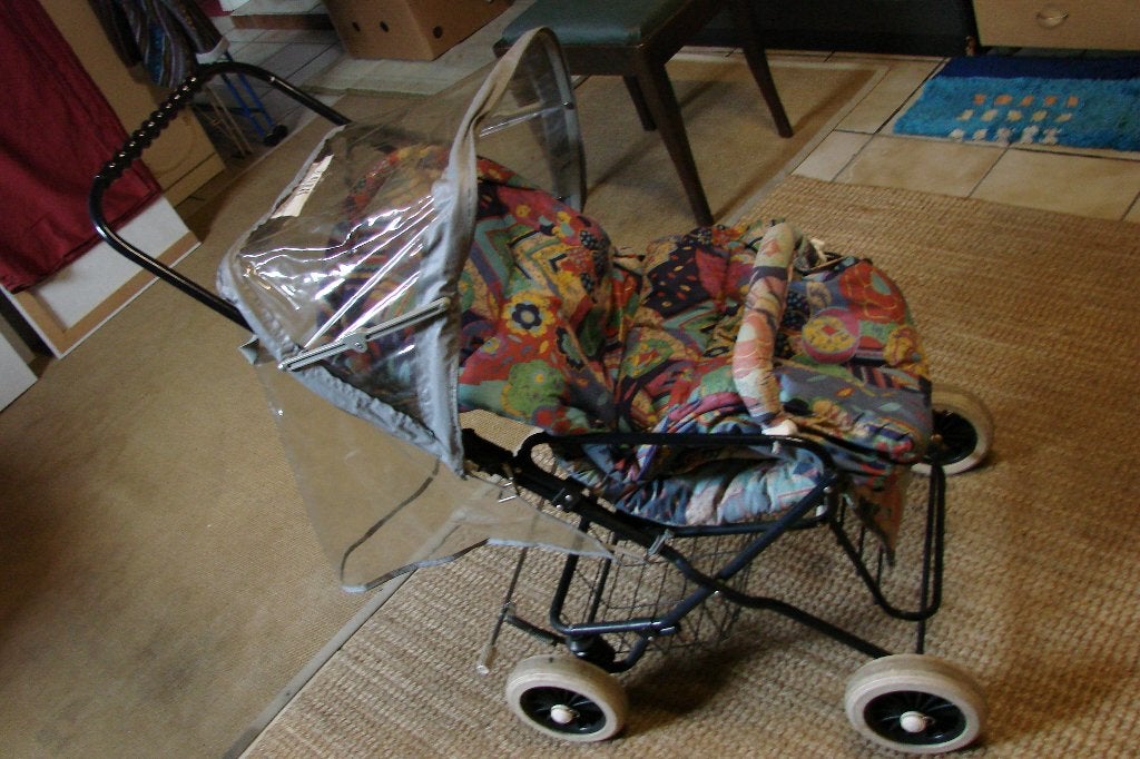 buggy opplooibaar met voetenzak en regenkap, Enlèvement, Dossier réglable