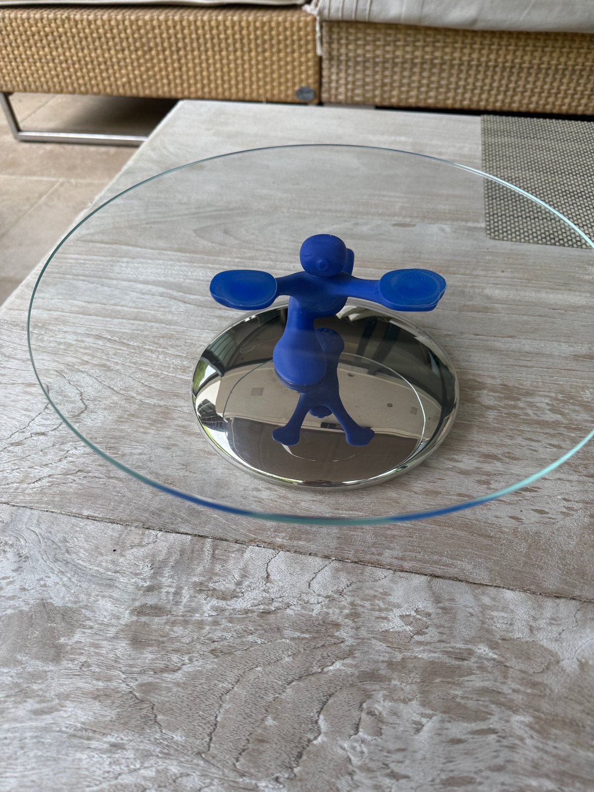 Taartschaal Alessi, Ophalen, Zo goed als nieuw, Glas
