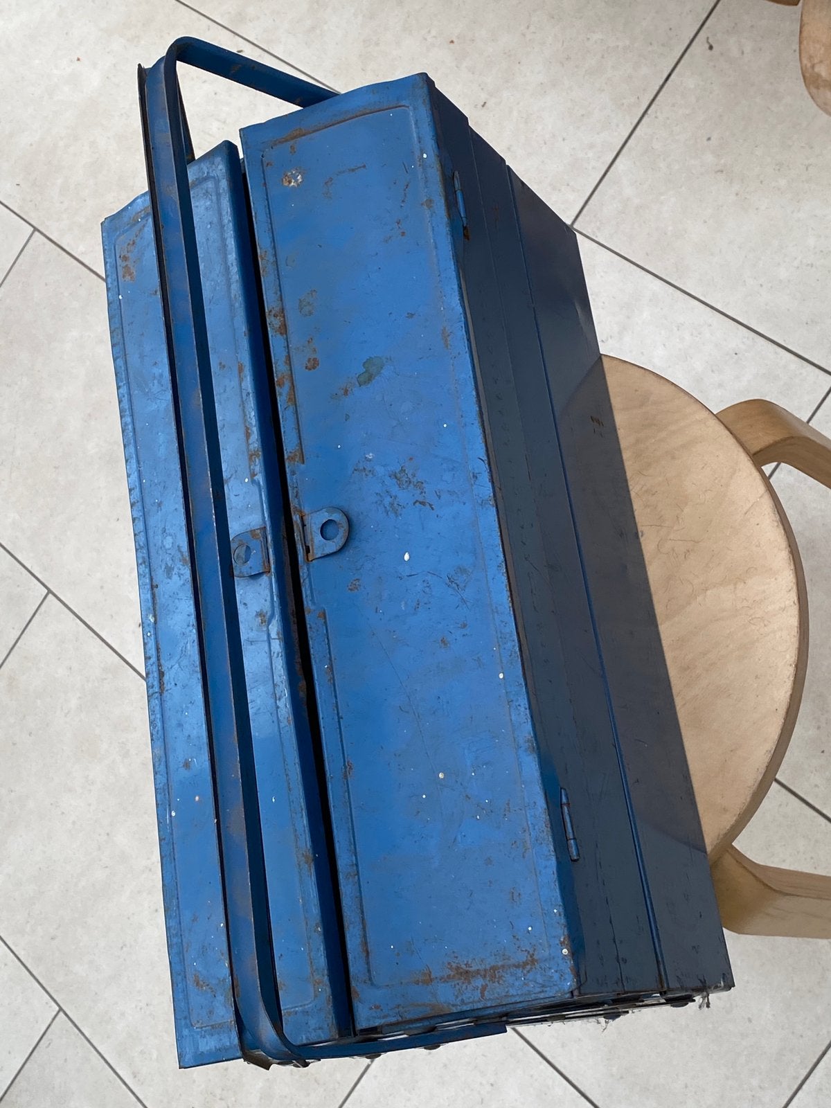 Werkkoffer metaal, Ophalen, Gebruikt