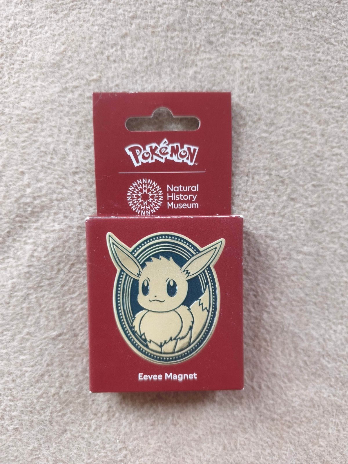 Pokémon  Natural History Museum: Eevee Magneet, Hobby en Vrije tijd, Ophalen of Verzenden