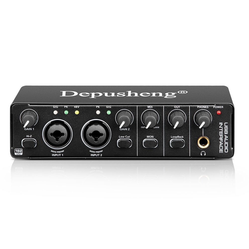 Interface audio USB RX2, enregistrement sur ordinateur, Musique & Instruments, Microphones, Envoi, Comme neuf, Micro pour instrument