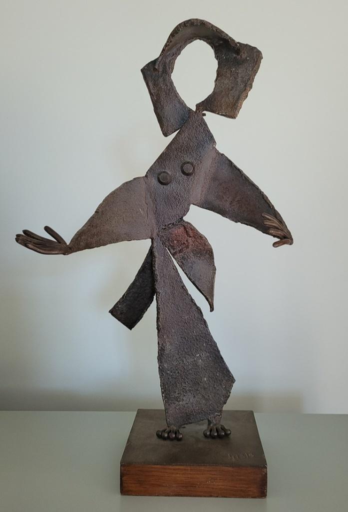 Ludo GIELS, danseres, Ophalen, 50 - 100 cm, Beeld, Handgemaakt