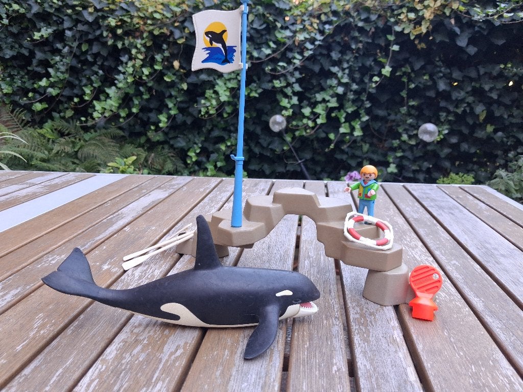 Playmobil Set 3865 - Kind met orka, Ophalen, Wild life, Gebruikt, Losse onderdelen