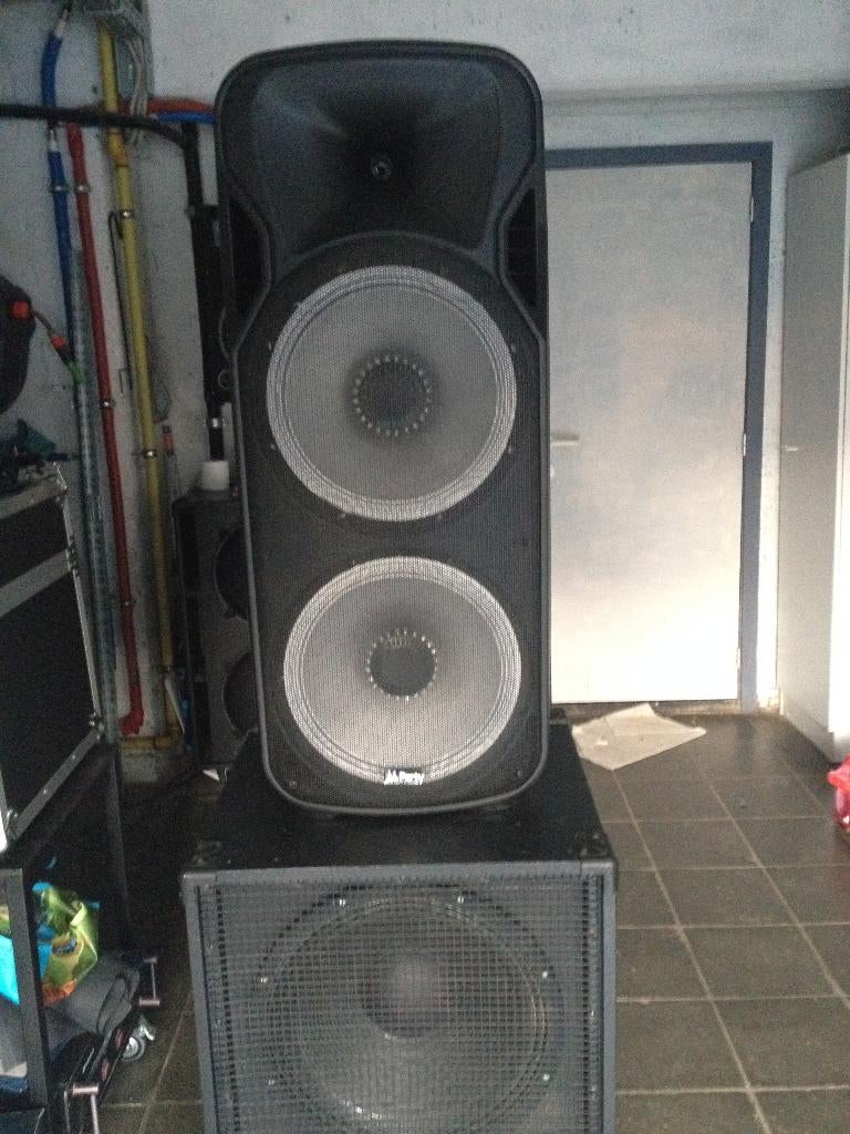 muziek box, TV, Hi-fi & Vidéo, Enceintes, Comme neuf, 120 watts ou plus, Enlèvement