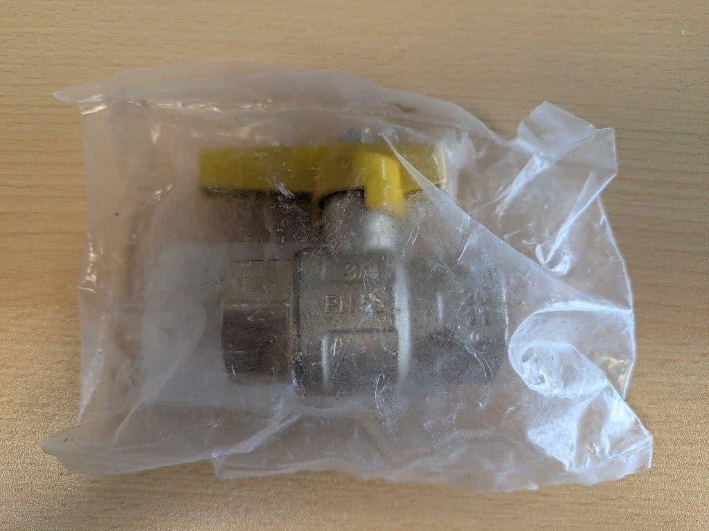 Sanivesk gaskogelkraan 3/4" x 3/4" KVBG – nieuw, Doe-het-zelf en Bouw, Ophalen of Verzenden, Nieuw, Koper, Overige typen