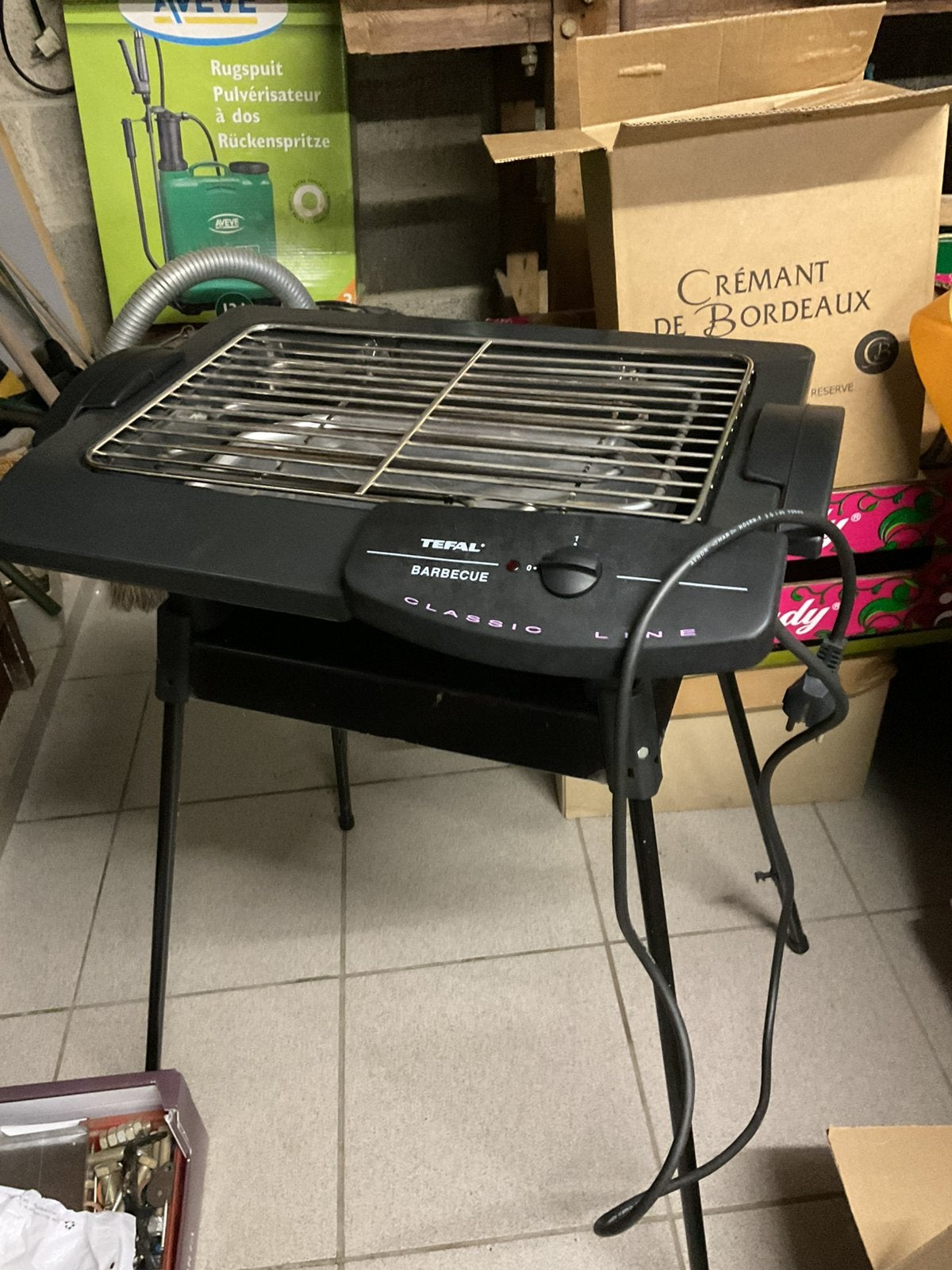 Elektrische barbecue, Tuin en Terras, Ophalen, Gebruikt