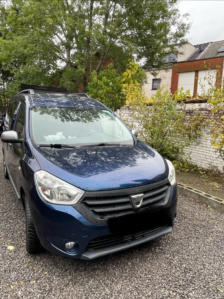 Dacia Dokker - Bleu - 2015 - Euro 5, Autos, Euro 5, Achat, 1280 kg, Boîte manuelle