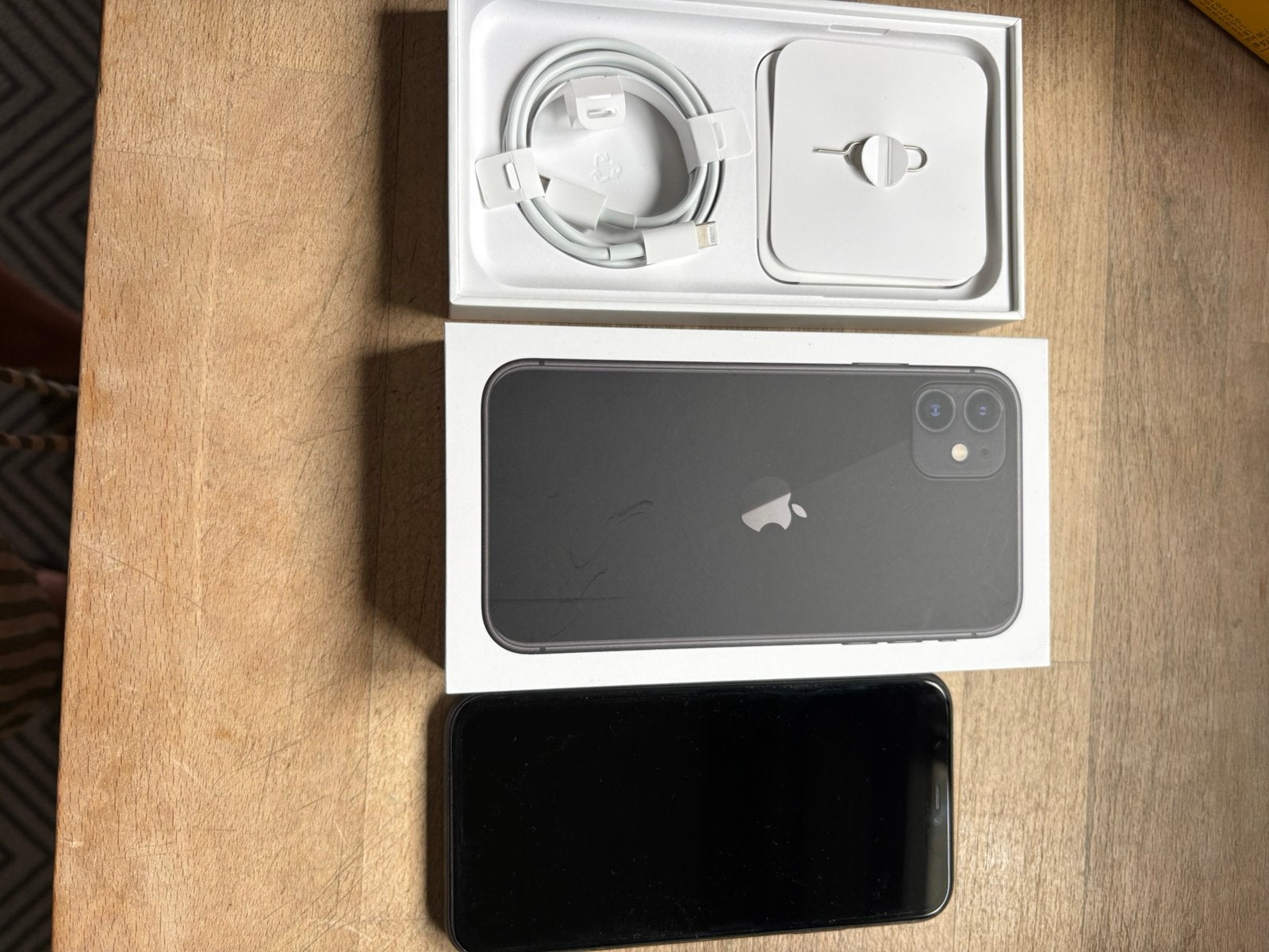 Iphone 11, zwart, 128gb, Telecommunicatie, Mobiele telefoons | Apple iPhone, Ophalen, 80 %, 128 GB, Zwart