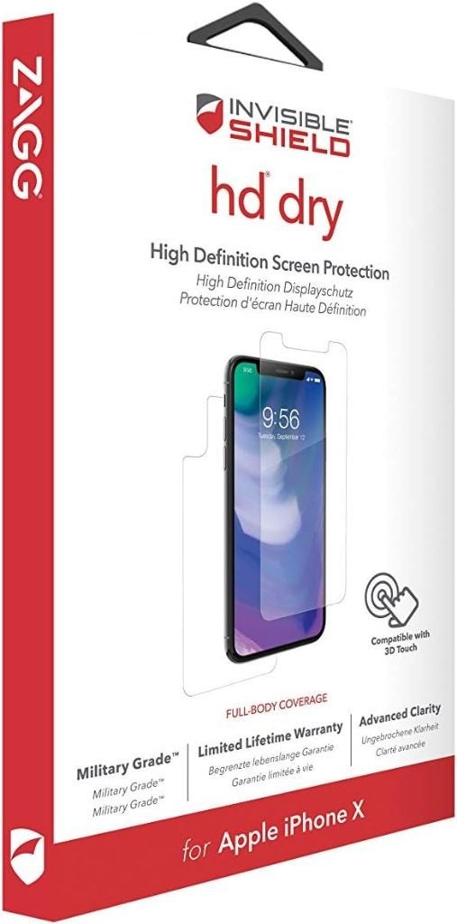 ZAGG écran protection pour Apple iPhone X, Télécoms, Neuf, Résistant aux rayures, Protecteur d'écran, Enlèvement