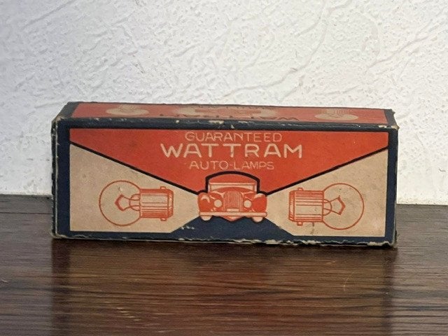 Un paquet complet d'ampoules automobiles vintage Wattram, Collections, Rétro, Enlèvement