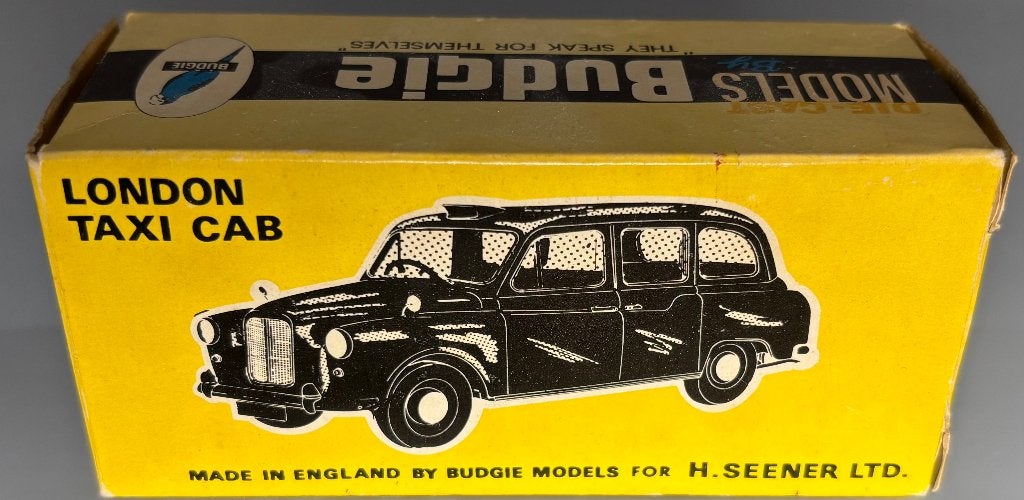 Vintage Budgie Models London Taxi Cab – In Doos, Ophalen, Zo goed als nieuw, Auto