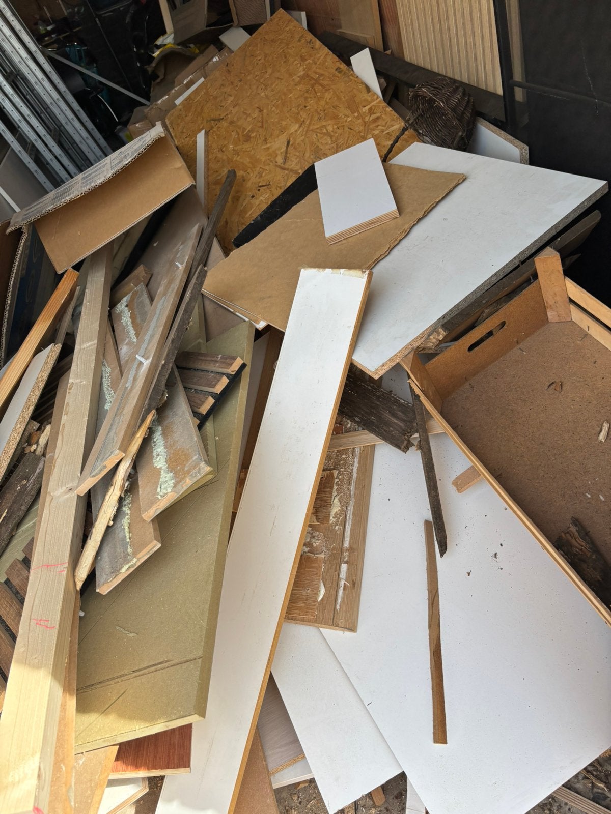 Brandhout alles soorten hout eik mdf spaanplaat, Ophalen, Zo goed als nieuw, Hout