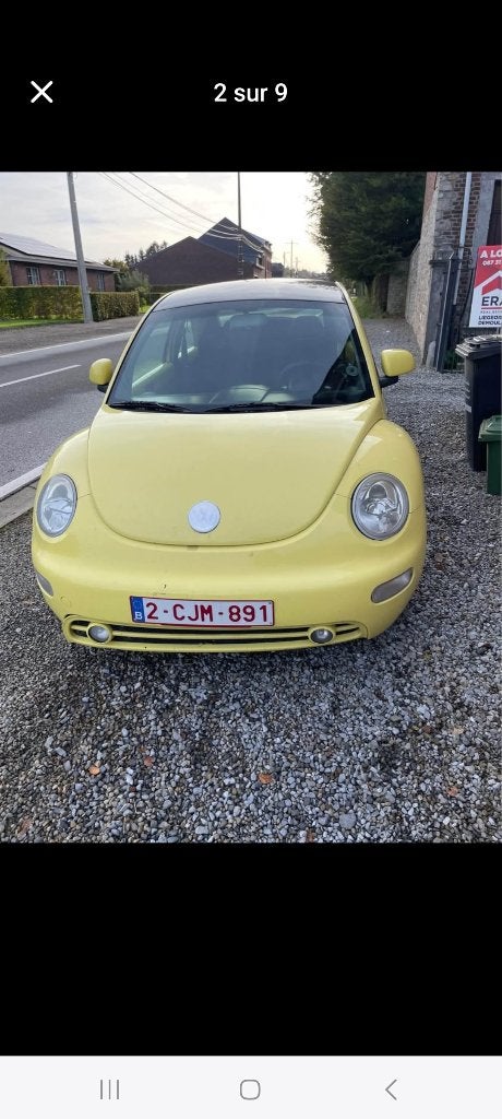 Vend ou échange vw new beetle de 2000, Autos, Achat, Jaune, Diesel, Particulier
