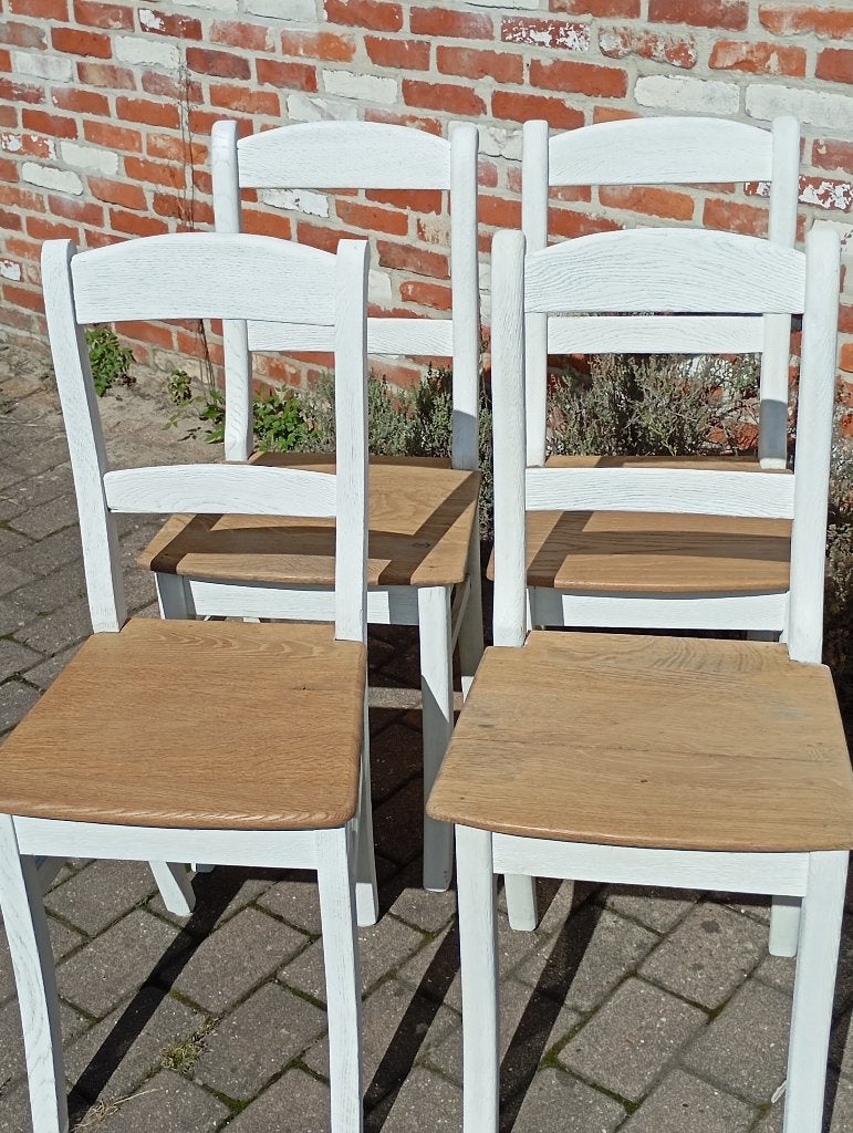 Chaises de Herve, Maison & Meubles, Enlèvement, Blanc, Bois