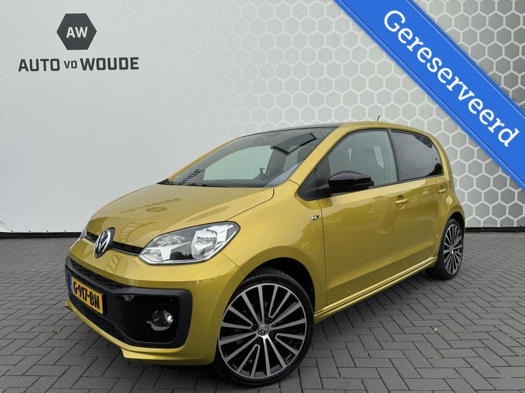 Volkswagen 1.0 BMT high up! R-line Stoelverwarming 2019 NAP, Entreprise, Jaune, Noir, 5 portes