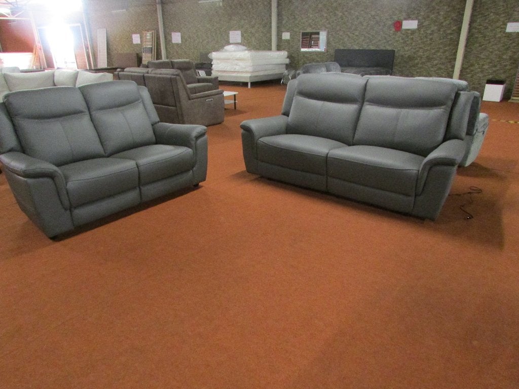 Nieuw salon 3ERER + 2 zit vast 100% leder 1960 euro., Ophalen, Nieuw, Leer