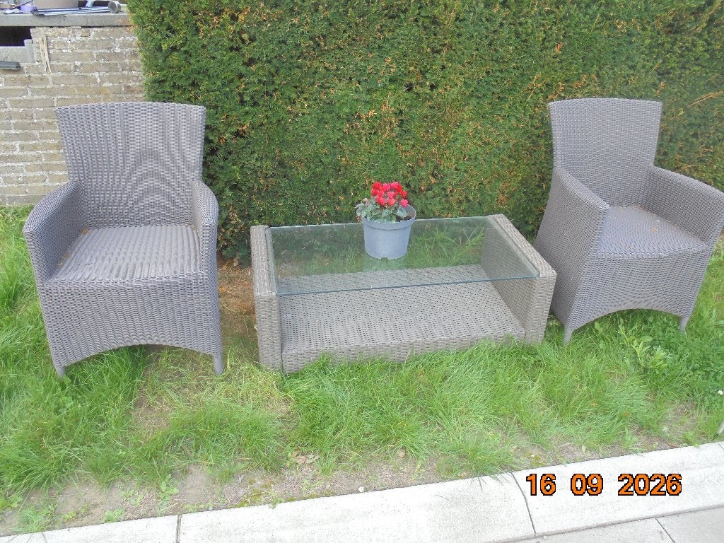 Tuin of balkon setje, van hoge kwaliteit., Tuin en Terras, Ophalen