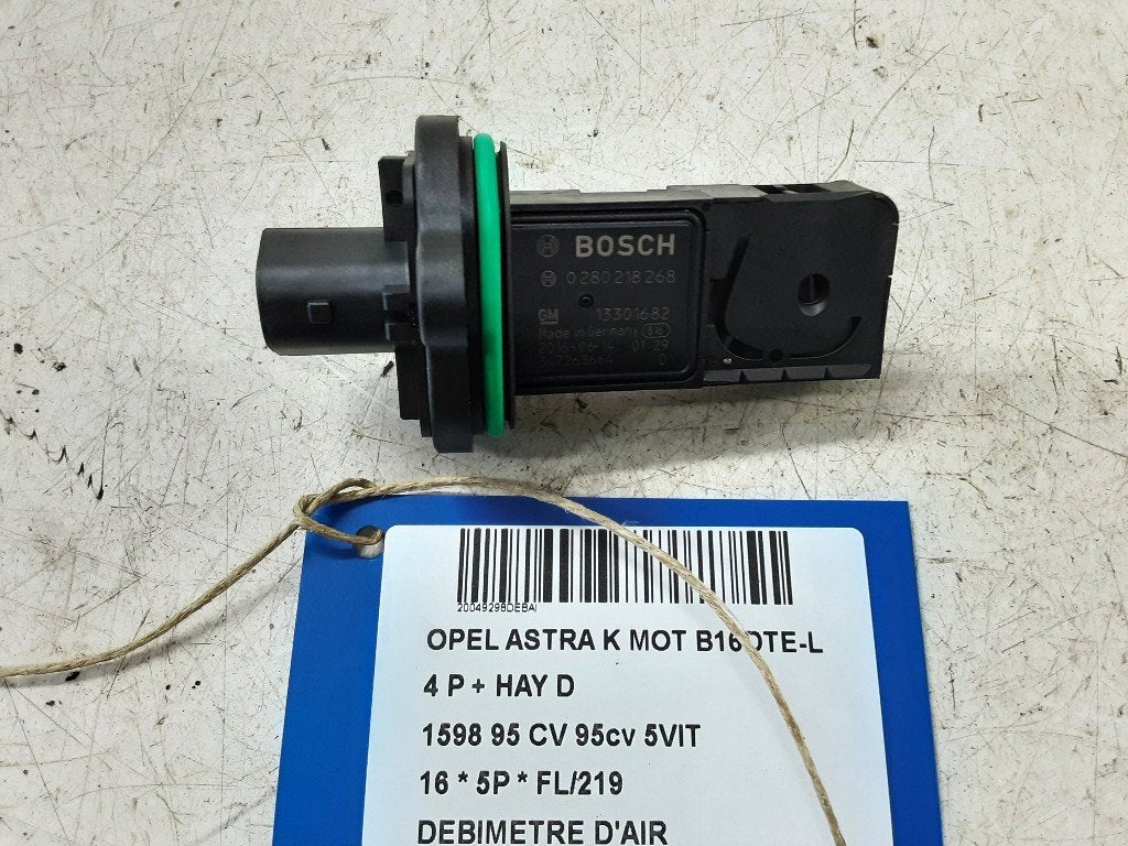 DÉBITMÈTRE Opel Astra K (01-2015/12-2022) (13301682), Opel, Opel Automobile GmbH, Utilisé, Kontakt-opel@opel.com