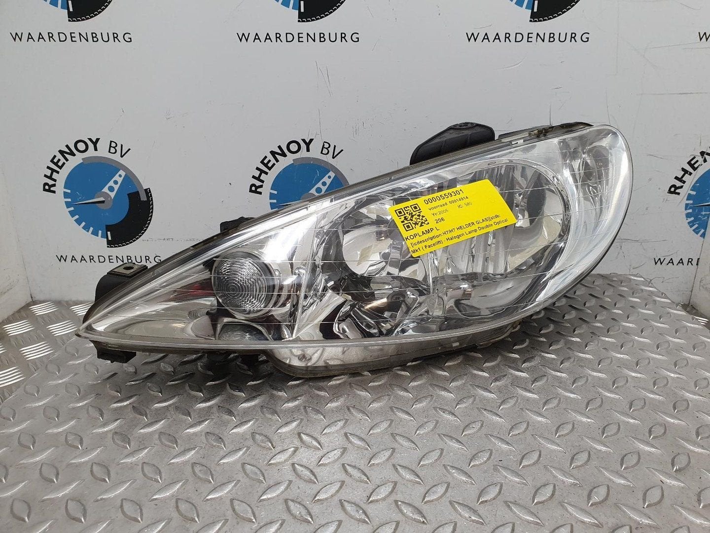 PEUGEOT 206 1.1 XR  KOPLAMP L 2005, Ophalen of Verzenden, Gebruikt, Stiba lid