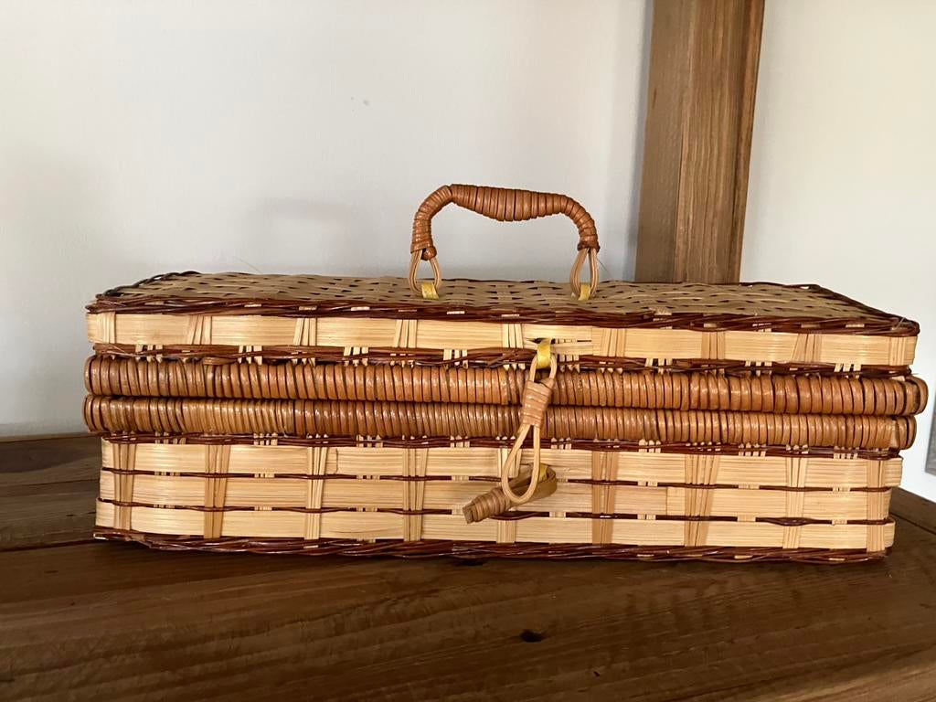 Rotan koffermandje, Ophalen of Verzenden, Zo goed als nieuw