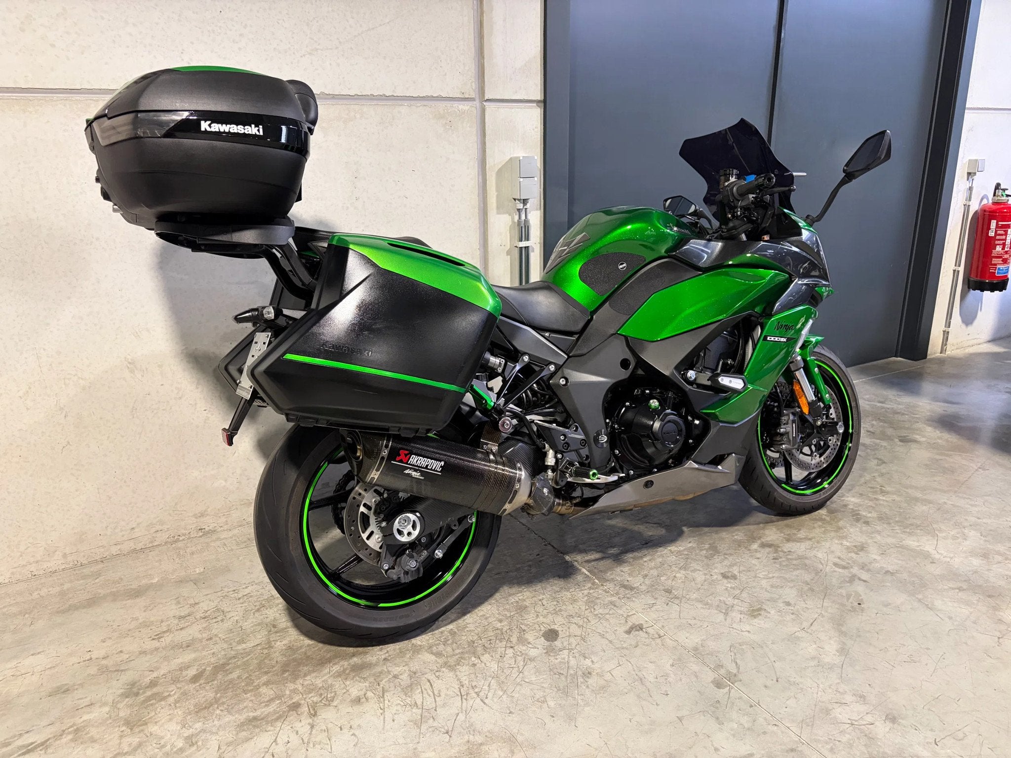 Kawasaki Ninja 1000 SX met 3-delige kofferset (bj 2021), Bedrijf, Toermotor, Meer dan 35 kW, 1000 cc