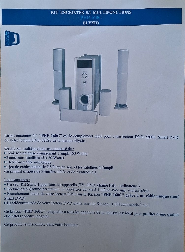 Home cinema, TV, Hi-fi & Vidéo, Ensembles home-cinéma, Neuf, Autres marques, Moins de 40 watts, Enlèvement