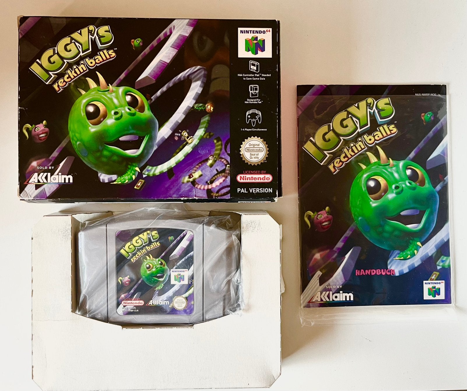 Iggy fait des boules pour Nintendo 64, Consoles de jeu & Jeux vidéo, Jeux | Nintendo 64, Enlèvement, Comme neuf
