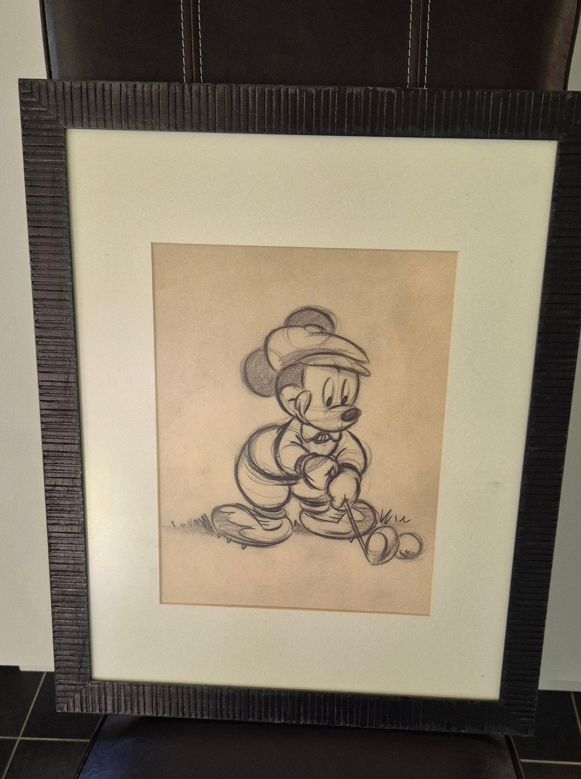 Impression d'art lithographique avec le titre Mickey's Golfi, Collections, Enlèvement