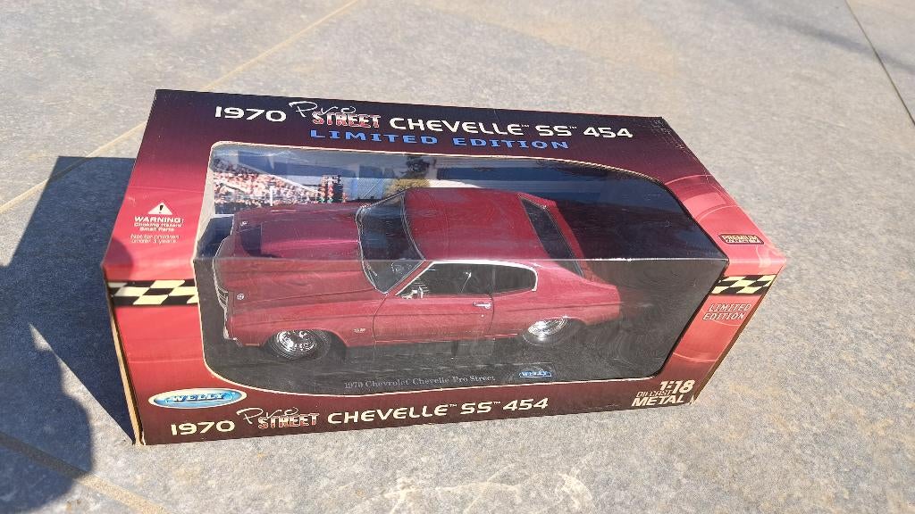 1:18 Welly Chevelle SS 454 Pro Street Limited Edition, Enlèvement, Neuf, Voiture, Welly