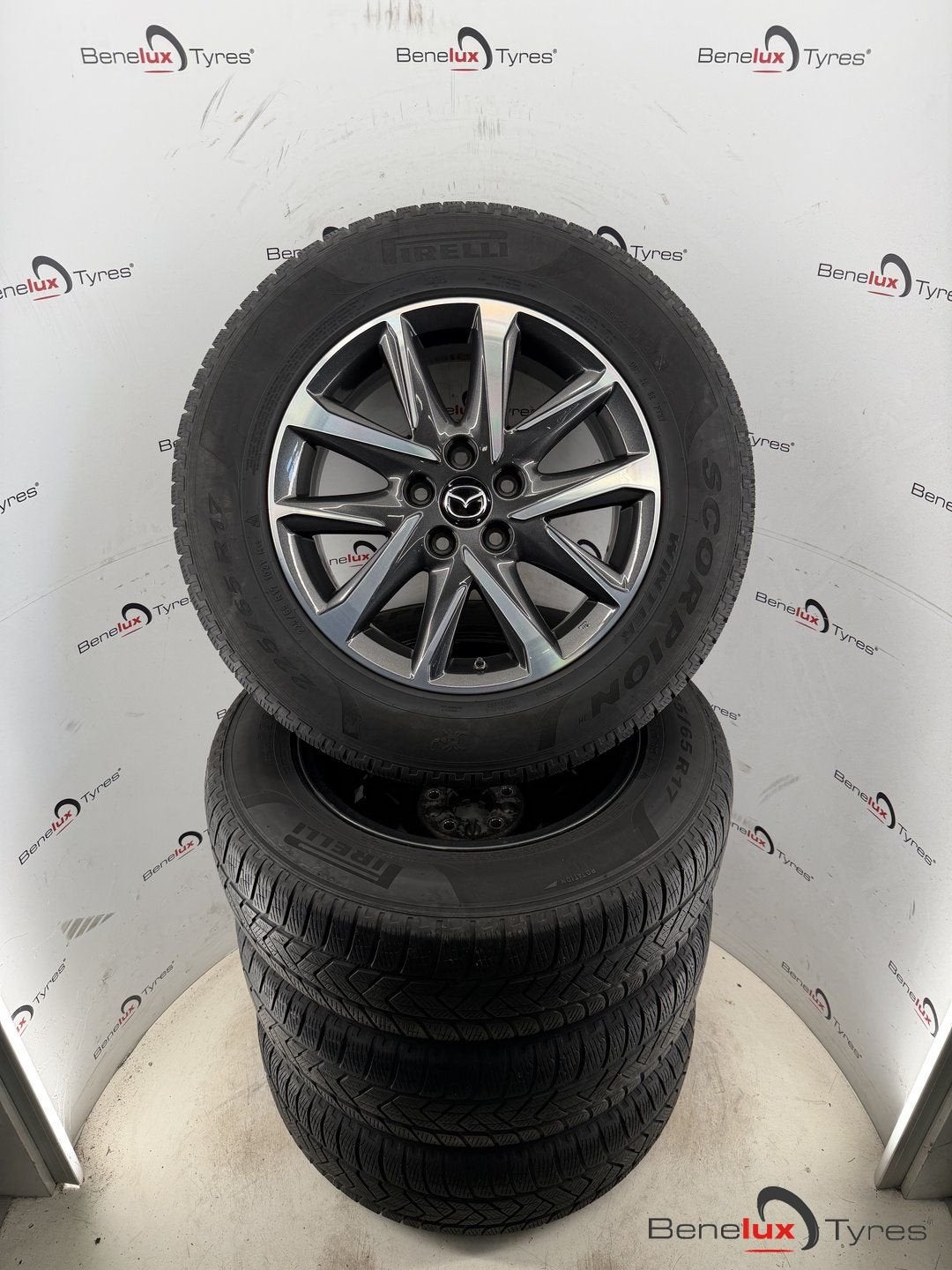 snow Mazda CX30 CX4 CX5 CX50 CX8 CX-30 CX-4 CX-5 CX-50 CX-8, Gebruikt, -, -, Banden en Velgen