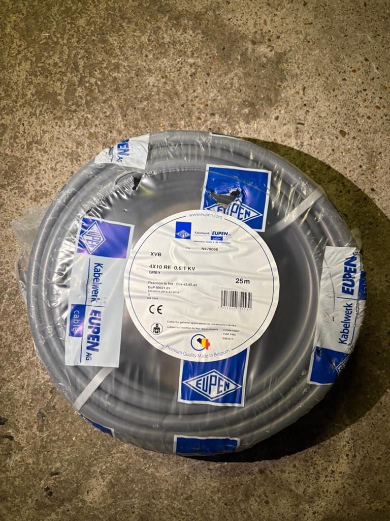 Xvb 4x10, Doe-het-zelf en Bouw, Elektriciteit en Kabels, Ophalen, Nieuw, Kabel of Snoer