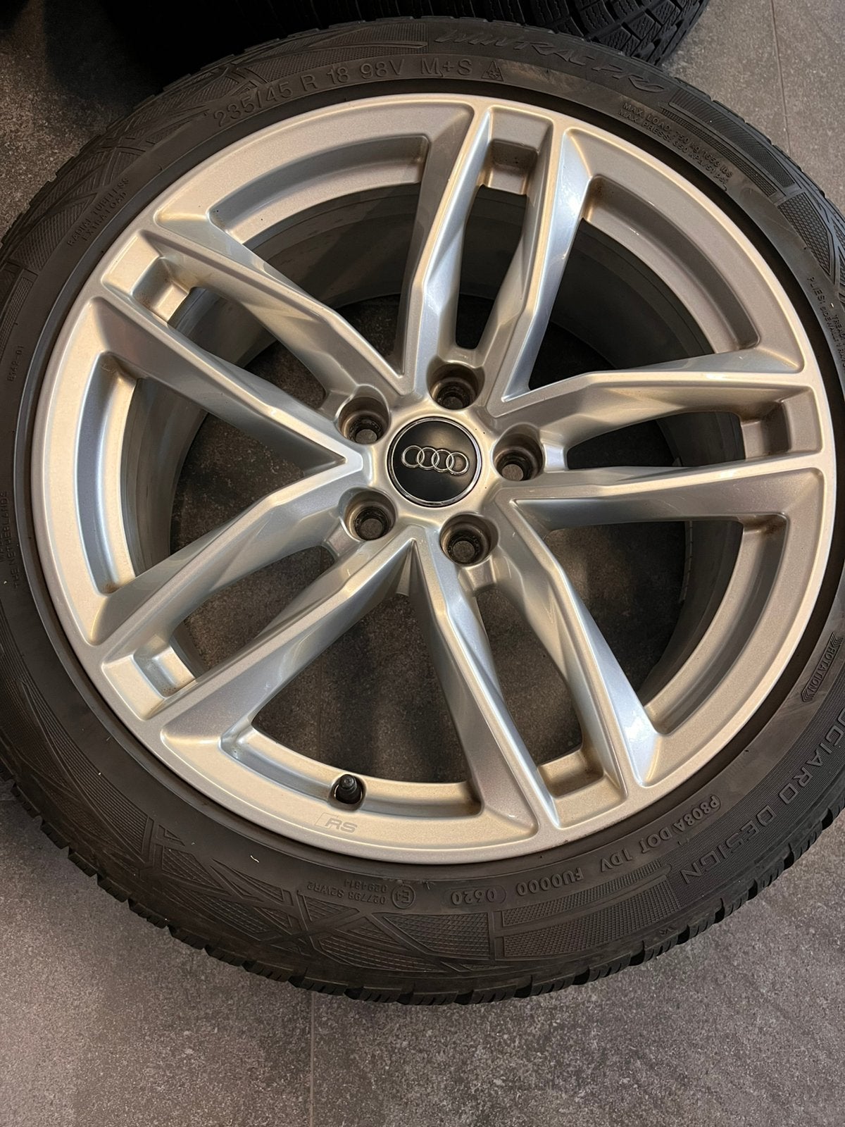 Kit hiver audi RS 18p, Autos : Pièces & Accessoires, Pneus et Jantes, Pneus hiver, Véhicule de tourisme, 18 pouces