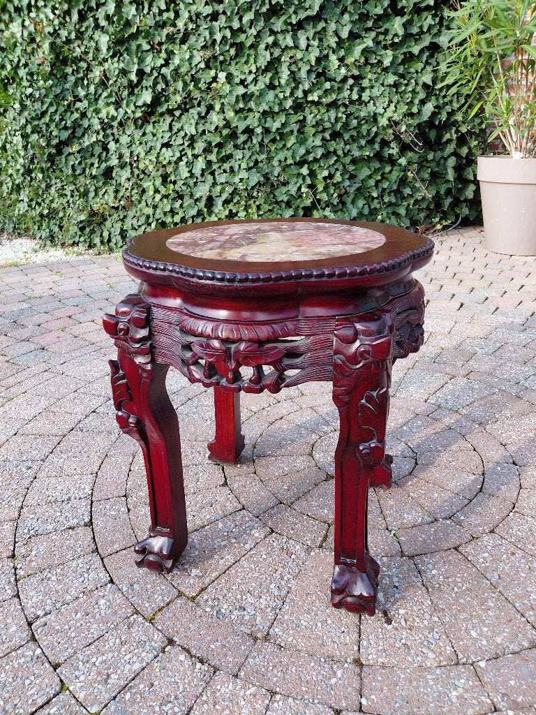 chinees bijzettafeltje, Ophalen