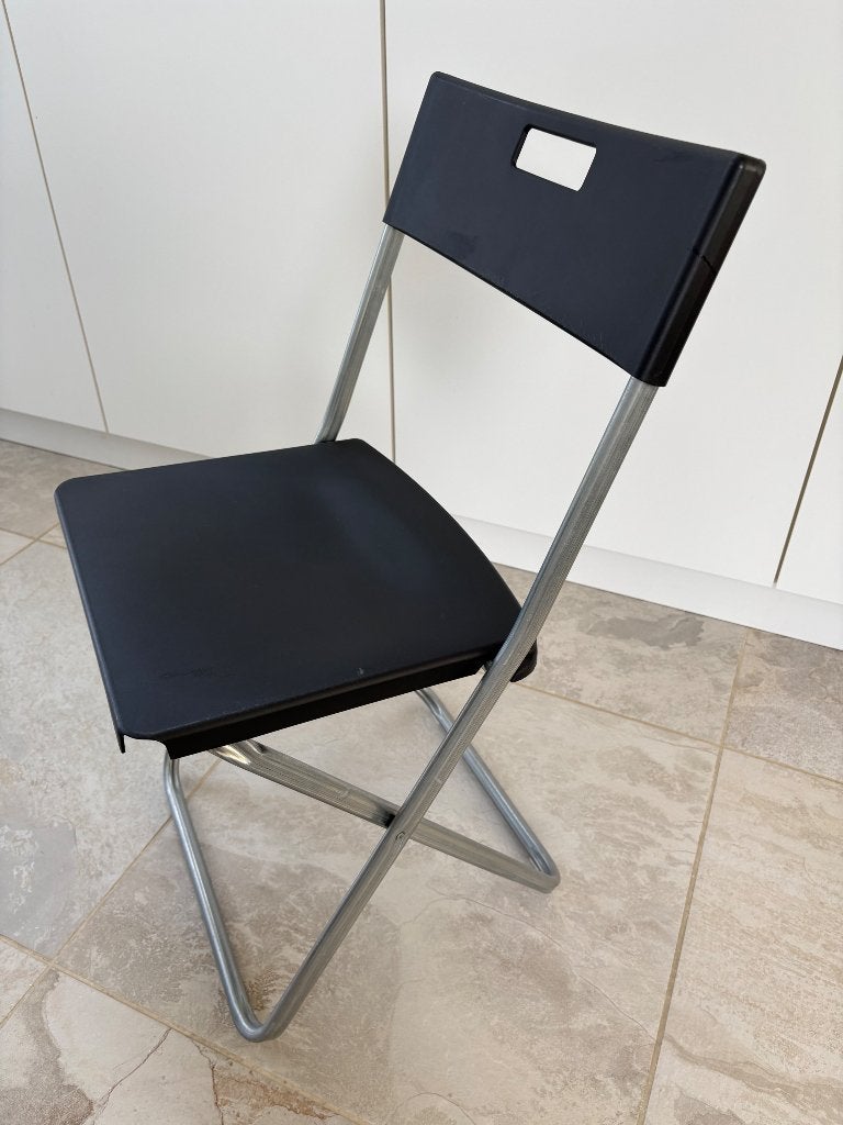 Stoelen 3 klapstoelen, Huis en Inrichting, Ophalen, Gebruikt, Kunststof, Drie
