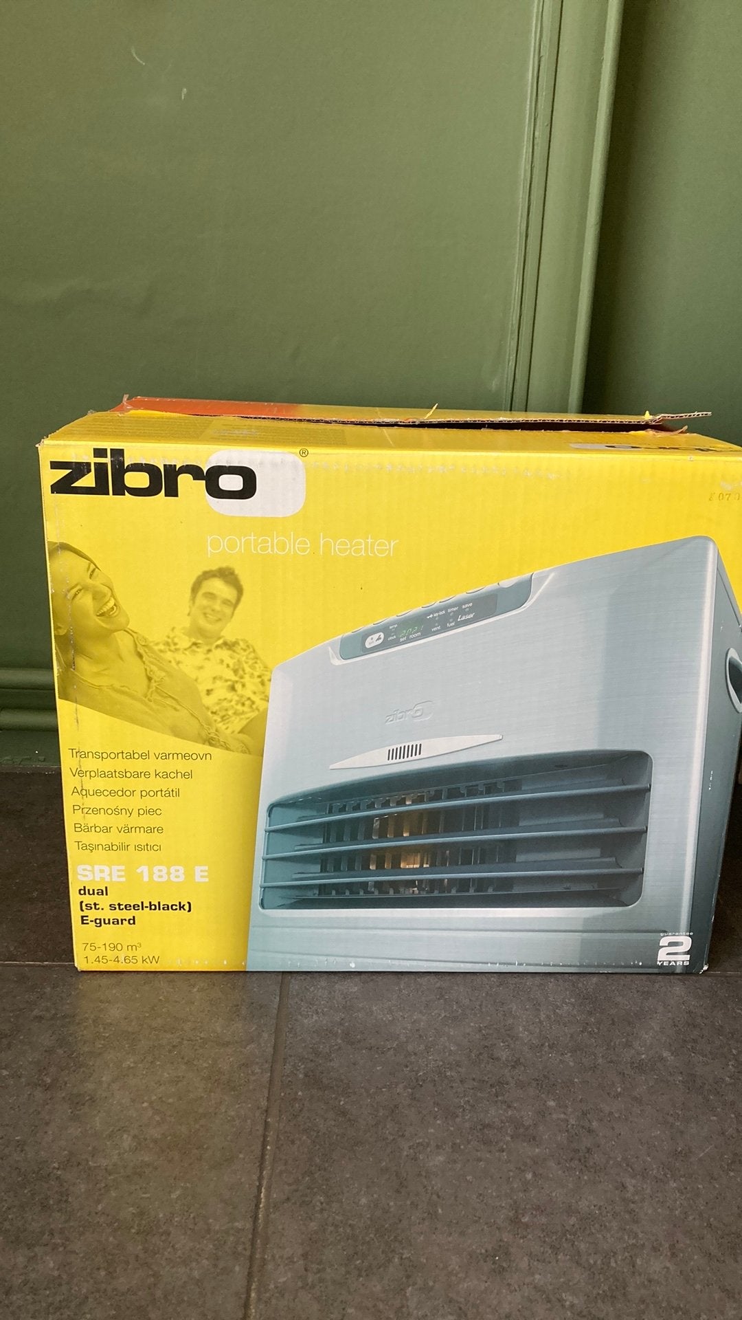 Zibro appareil mobile de chauffage à combustible liquide, 800 watts ou plus, Moins de 60 cm, Comme neuf, Enlèvement