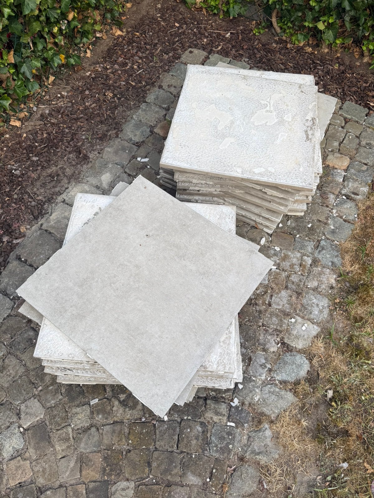 Terrastegels, Ophalen, Gebruikt, 60 cm of meer, 10 m² of meer