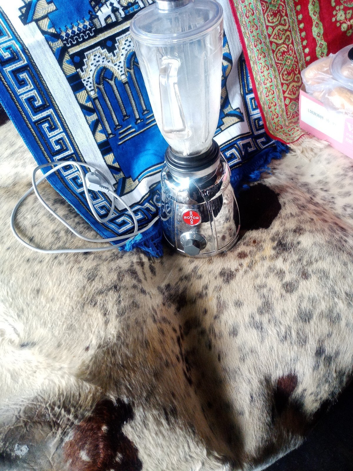 Rotor blender, Ophalen