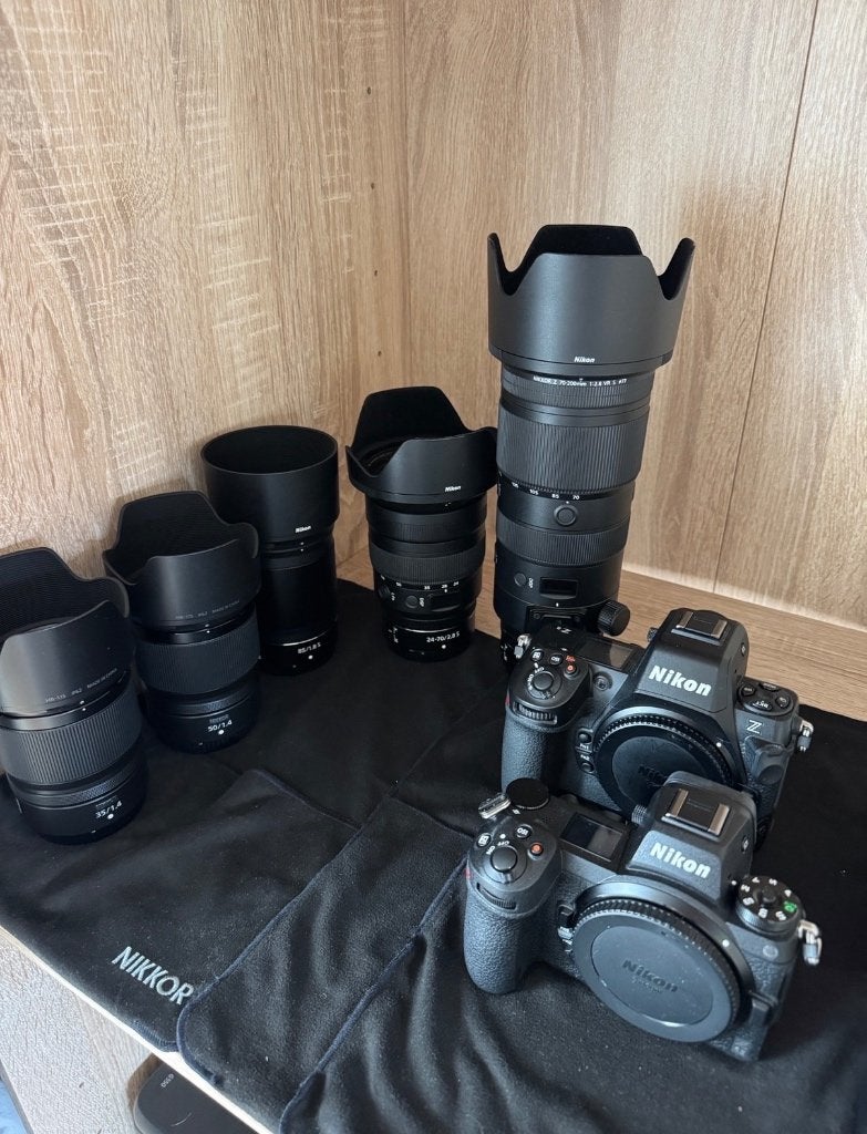 NIKON Z8  + NIKON Z6II + objectifs NIKKOR Z 85mm 35mm 30mm, Enlèvement, Comme neuf