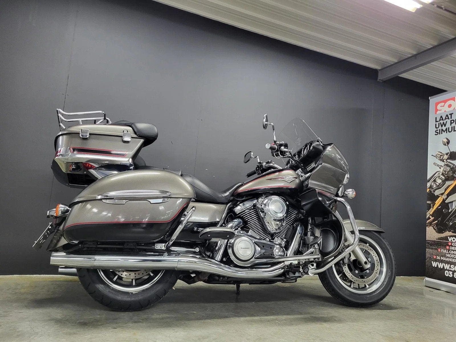 Kawasaki VN 1700 Voyager Japanse luxecruiser (bj 2013), Meer dan 35 kW, Overig, 1700 cc, Handgeschakeld