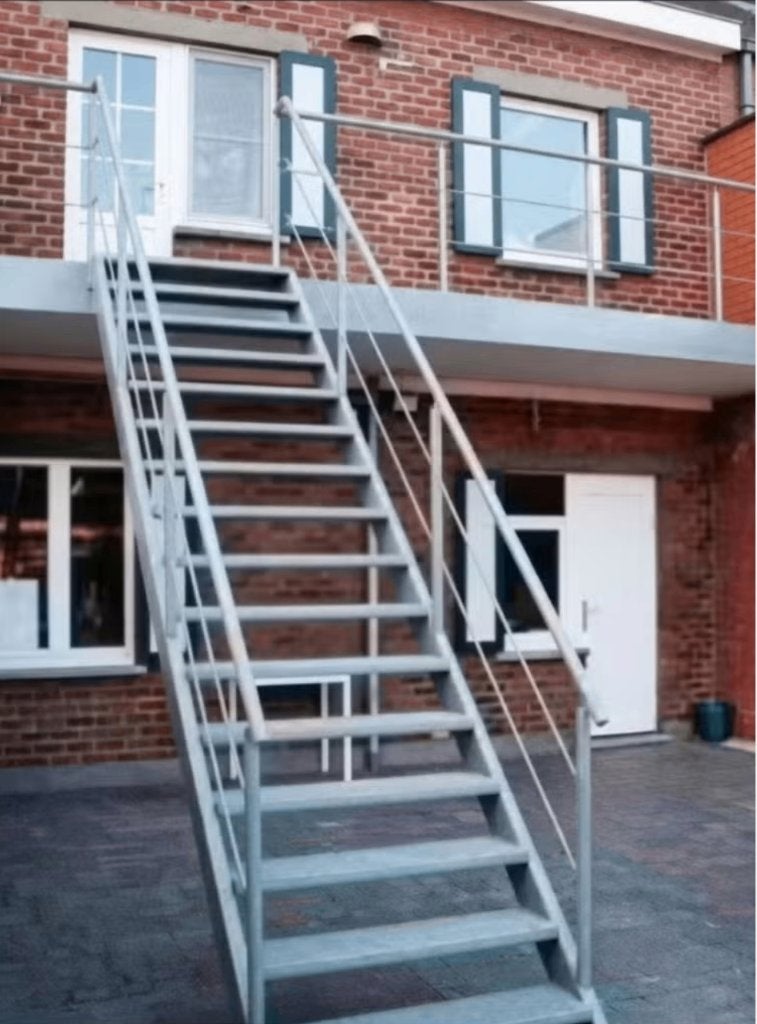 aluminium trap, Doe-het-zelf en Bouw, Ladders en Trappen, Ophalen, Gebruikt, Trap