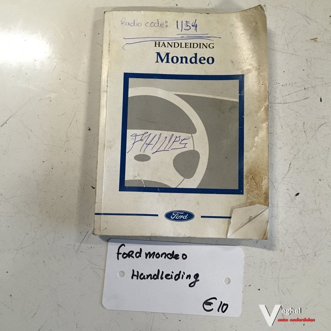 Ford Mondeo Handleiding, Ophalen of Verzenden