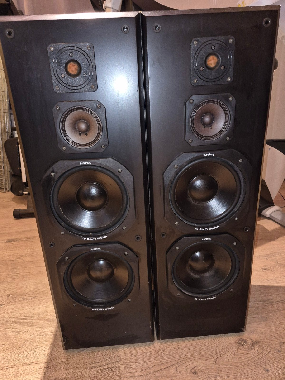 speakerset, TV, Hi-fi & Vidéo, Enceintes, Autres marques, Kit d'enceintes, Enlèvement, Utilisé